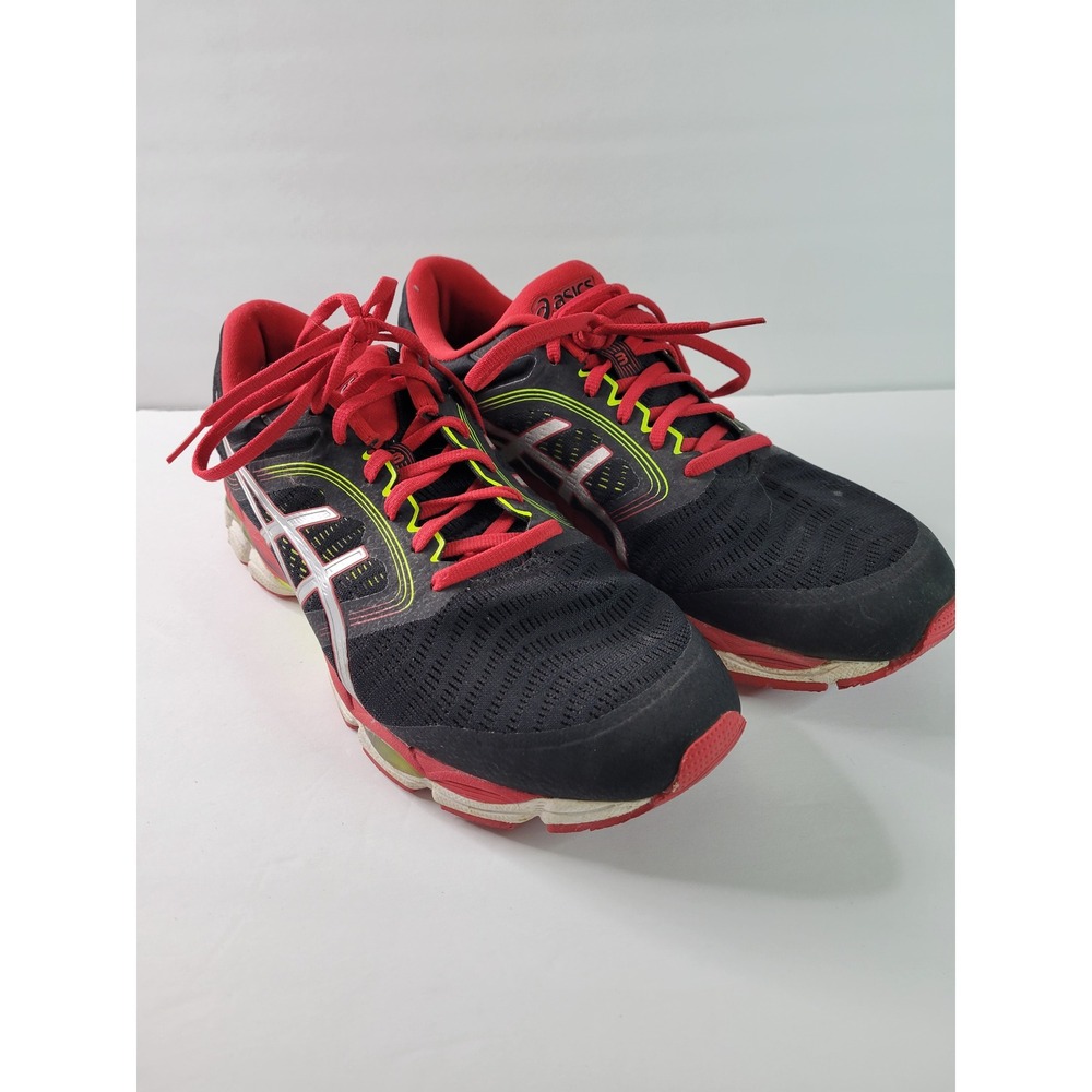 Asics Gel-Ziruss 3 Mens Running Shoes‎ Black Red Flash Yellow 1011A552 Size 11.5